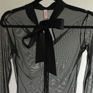 Sexiii mesh VS bodysuit w adorable 